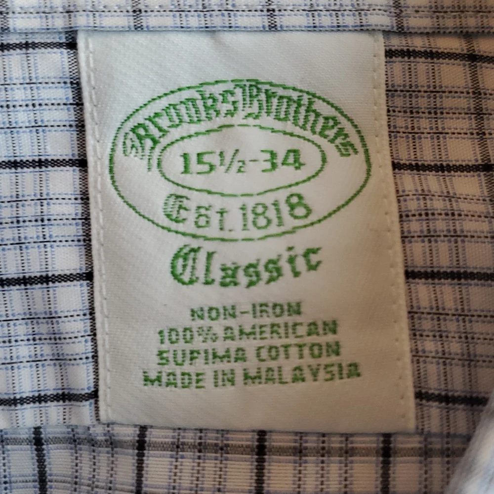 Brooks Brothers non-iron Dress Shirt - Picture 3 of 4
